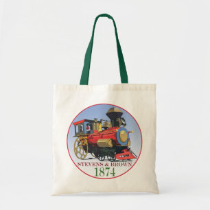 Stevens & Brown Toy Locomotive Tote Bag