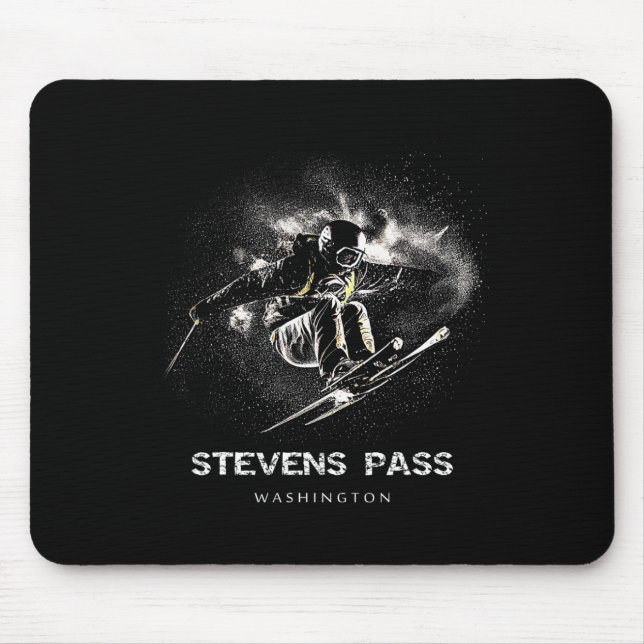 Stevens P Washington Ski Skiing Skier _1  Mouse Pad (Front)