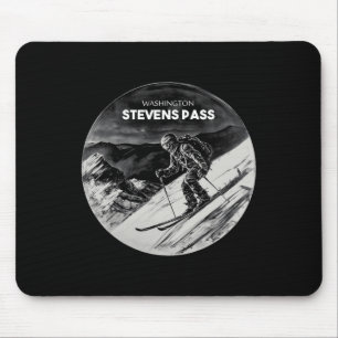 Stevens P Washington Ski Skiing Skier _3 Mouse Pad