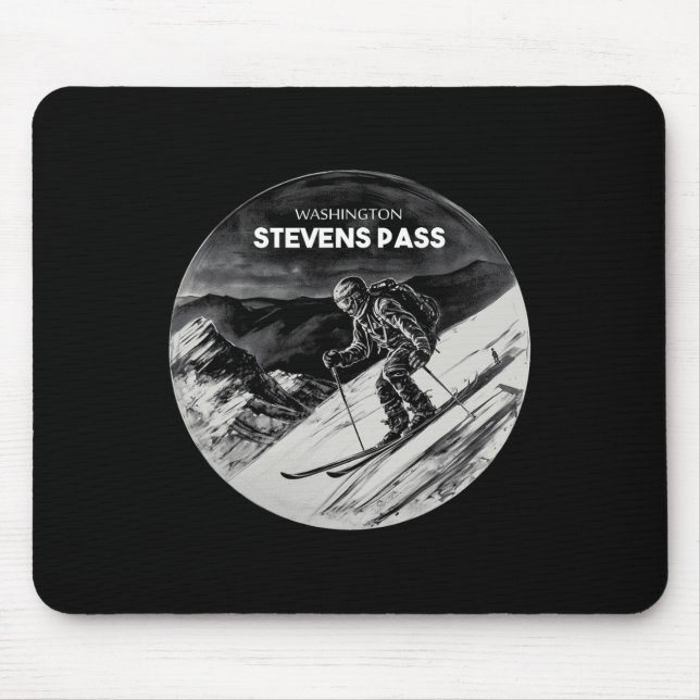 Stevens P Washington Ski Skiing Skier _3  Mouse Pad (Front)