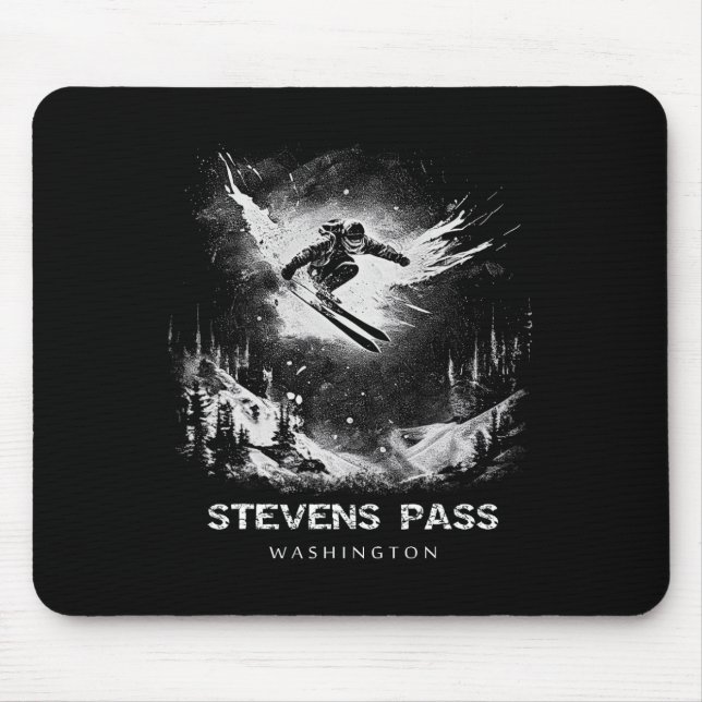 Stevens P Washington Ski Skiing Skier  Mouse Pad (Front)
