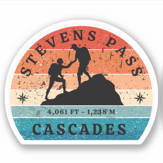 Stevens Pass, cascades range Washington hike trail (Front)