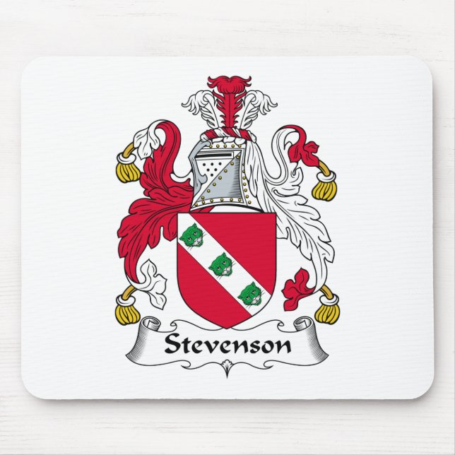 Stevenson Family Crest Mouse Pad (Front)