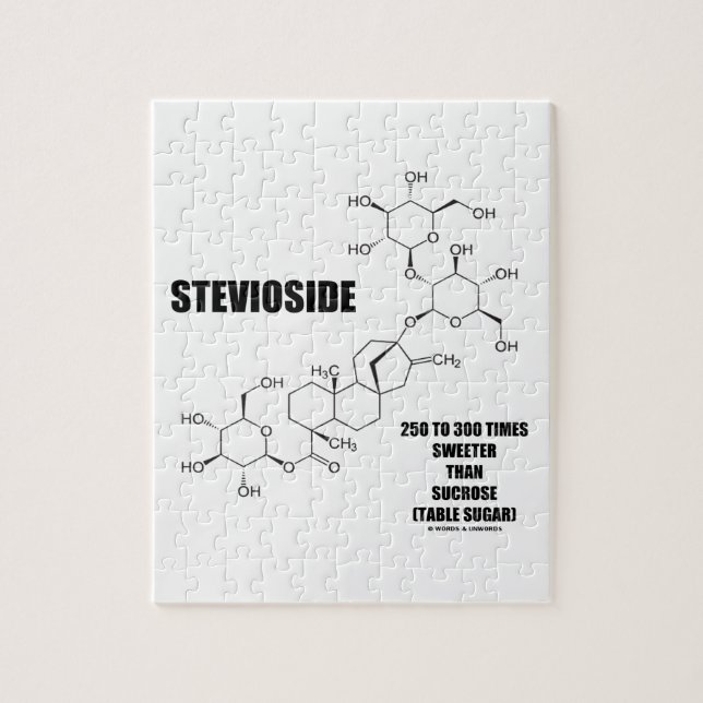 Stevioside 250 To 300 Times Sweeter Than Sucrose Jigsaw Puzzle (Vertical)