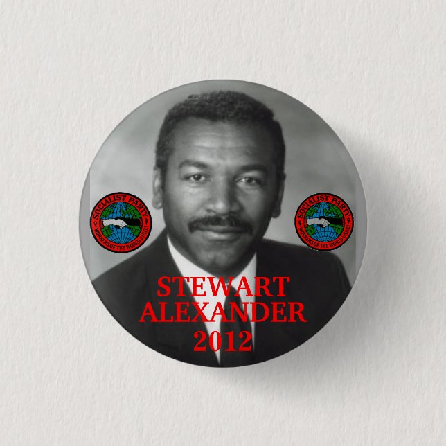 Stewart Alexander 2012 3 Cm Round Badge (Front)