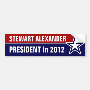 Stewart Alexander in 2012 Bumper Sticker