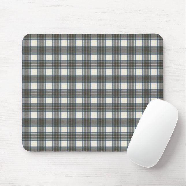 Stewart Blue Dress Original Scottish Tartan Mouse Pad (With Mouse)