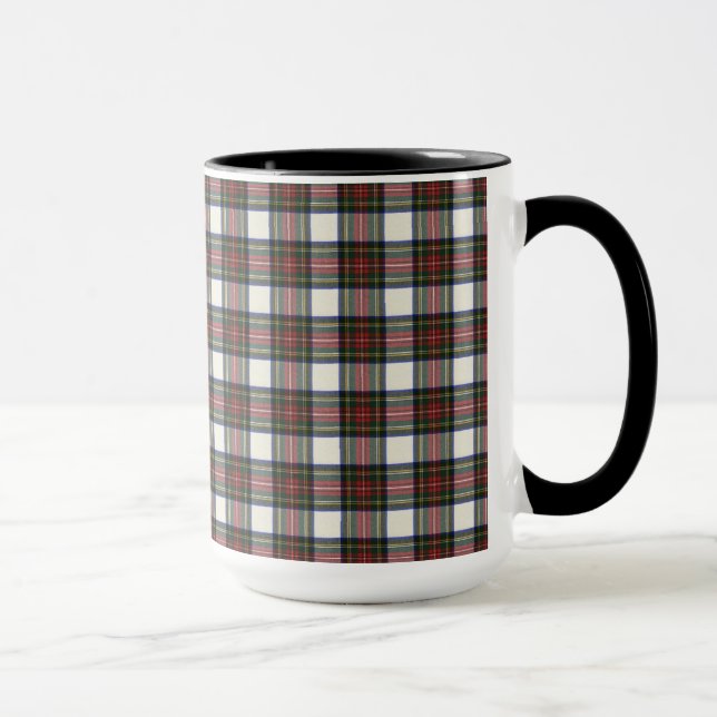 Stewart Dress Clan Tartan Mug (Right)