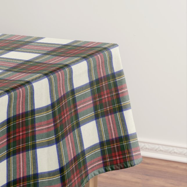 Stewart Dress Modern Scottish Tartan Tablecloth (In Situ)