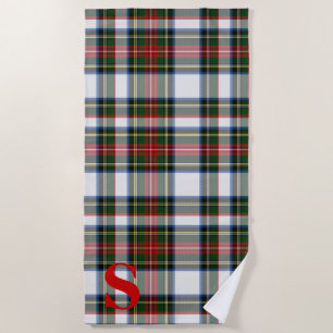 Stewart Dress Tartan Plaid Beach Towel
