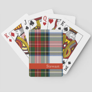 Stewart Dress Tartan Plaid Playing Cards