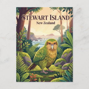 Stewart Island New Zealand Postcard