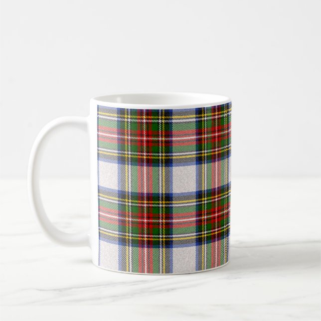 Stewart Royal Dress Plaid Pattern Coffee Mug (Left)
