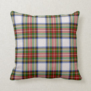 Stewart Royal Dress Plaid Scottish Pattern Cushion