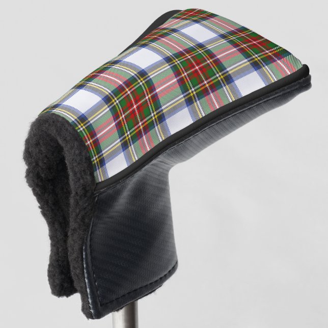 Stewart Royal Dress Plaid Scottish Pattern Golf Head Cover (3/4 Front)