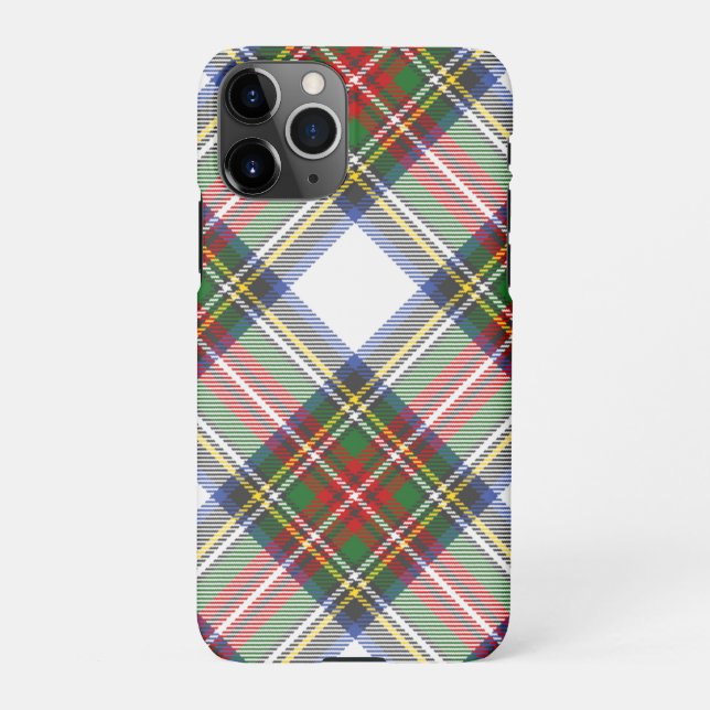 Stewart Royal Dress Plaid Scottish Pattern iPhone Case (Back)