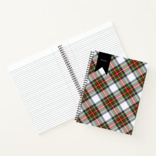 Stewart Royal Dress Plaid Scottish Pattern Notebook