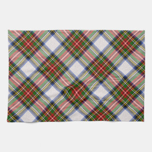 Stewart Royal Dress Plaid Scottish Pattern Tea Towel