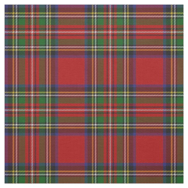 Stewart Royal Tartan Fabric (Swatch)