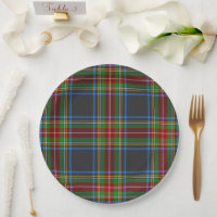 Stewart Stuart Black Clan Tartan Plaid