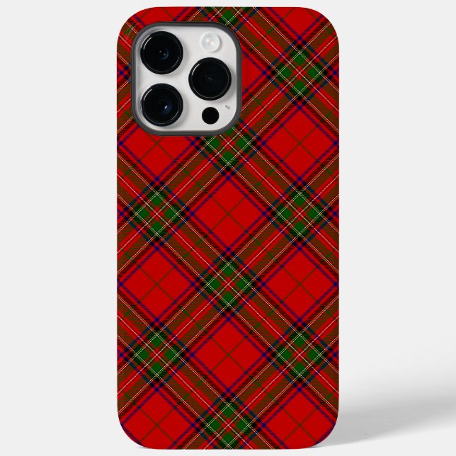 Stewart / Stuart tartan red green plaid Case-Mate iPhone Case (Back)