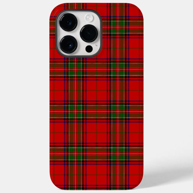 Stewart / Stuart tartan red green plaid Case-Mate iPhone Case (Back)