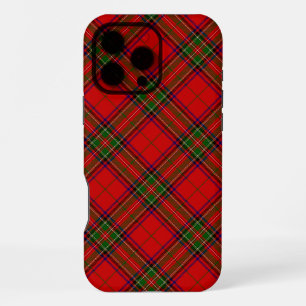 Stewart / Stuart tartan red green plaid iPhone 16 Pro Max Case