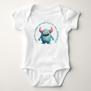 Stewart: The Adorable Little Monster Baby Bodysuit