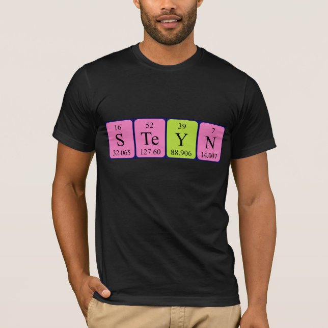 Steyn periodic table name shirt (Front)