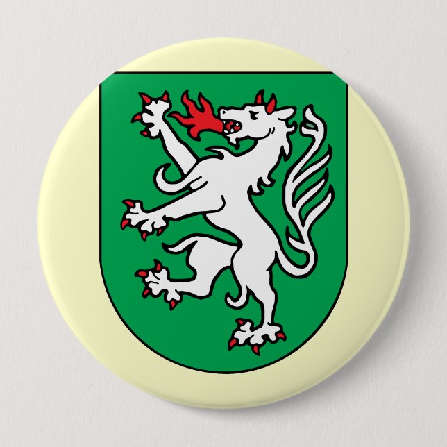steyr, Austria 10 Cm Round Badge (Front)