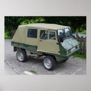Steyr Puch Haflinger Car Poster