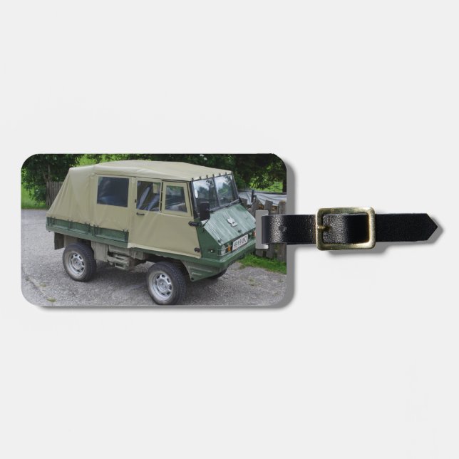 Steyr Puch Haflinger Luggage Tag (Front Horizontal)