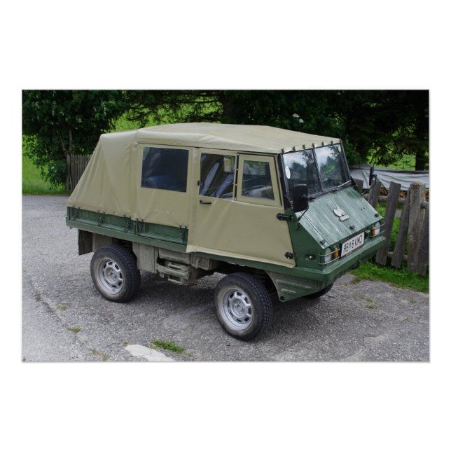Steyr Puch Haflinger Poster (Front)