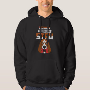 Stfu Basset Hound Pet Dog Breed - Would You Please Hoodie