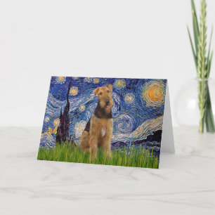 Stgarry Night - Airedale Terrier (#1) Card