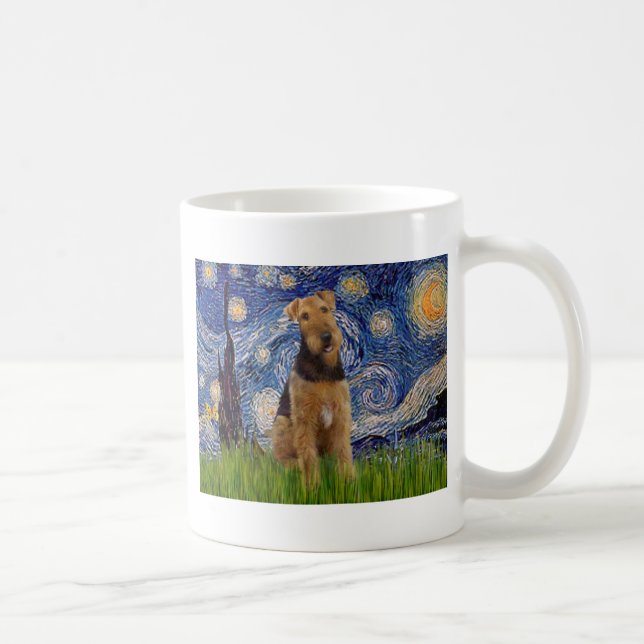 Stgarry Night - Airedale Terrier (#1) Coffee Mug (Right)