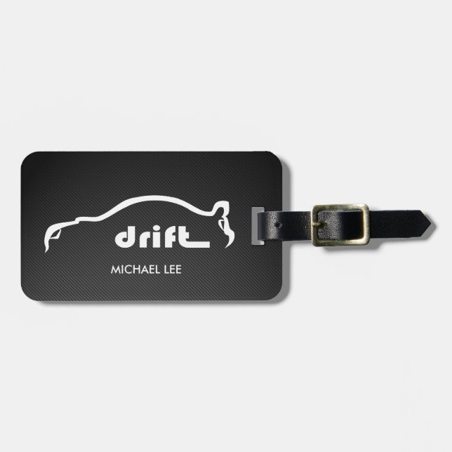STI Drift Logo Luggage Tag (Front Horizontal)