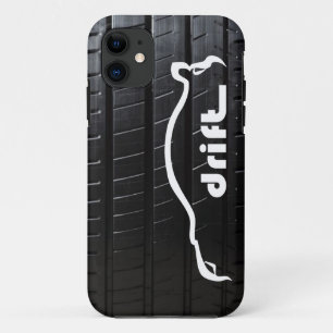 STI "drift" with tire tread iPhone 11 Case