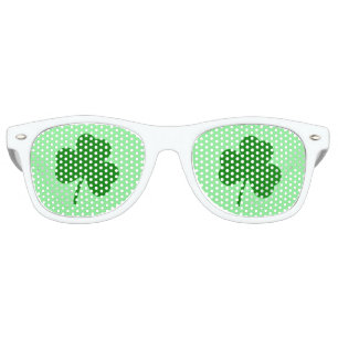 STI. PATRICK'S DAY CLOVER SUNGLASSES