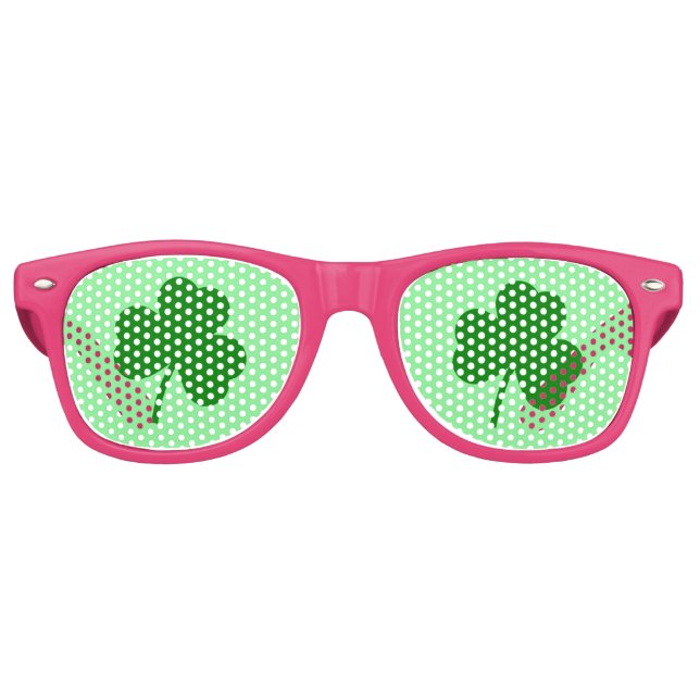 STI. PATRICK'S DAY CLOVER SUNGLASSES (Front)