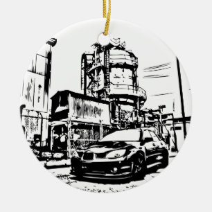 STI "the streets" Christmas Ornaments