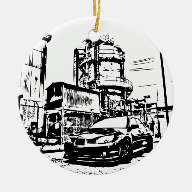 STI "the streets" Christmas Ornaments (Front)