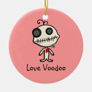 Stick a Pin in Valentine's Day and be Done With It Ceramic Ornament