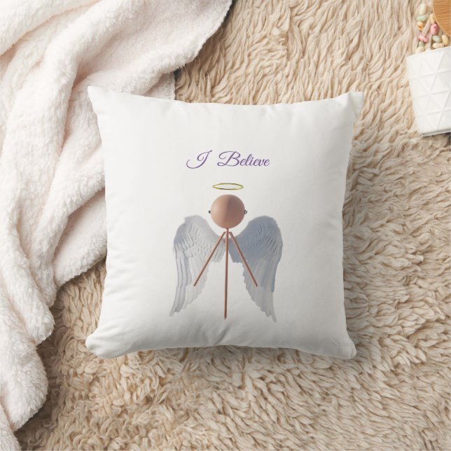 Stick Angel I Believe Cushion (Blanket)