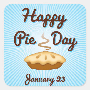 Stick Around for Pie Day Stickers