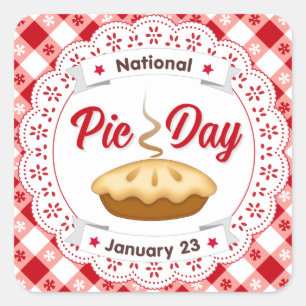 Stick Around for Pie Day Stickers