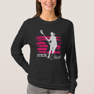 Stick Chick Womens Lacrosse Shirt for Girls Lacros