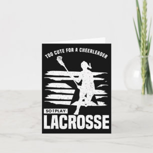 Stick Chick Womens Lacrosse Shirt For Girls Lacros Card