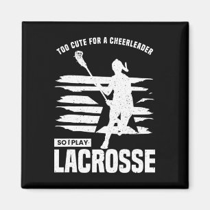Stick Chick Womens Lacrosse Shirt For Girls Lacros Magnet