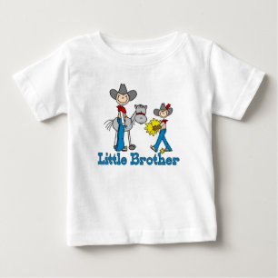 Stick Cowboys Little Brother Baby T-Shirt